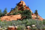 PICTURES/Vultee Arch Hike/t_Peter at Base of Rock.JPG